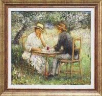 Almási László Délutáni tea 70x70